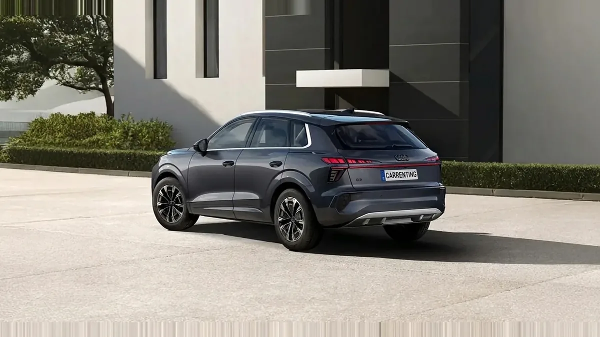 Audi Q3 Advanced TFSI 110kW S Tronic en renting en Zaragoza — Delantera