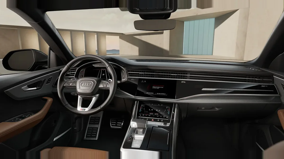 Audi RS Q8 441kW TipTronic en renting en Zaragoza — Delantera