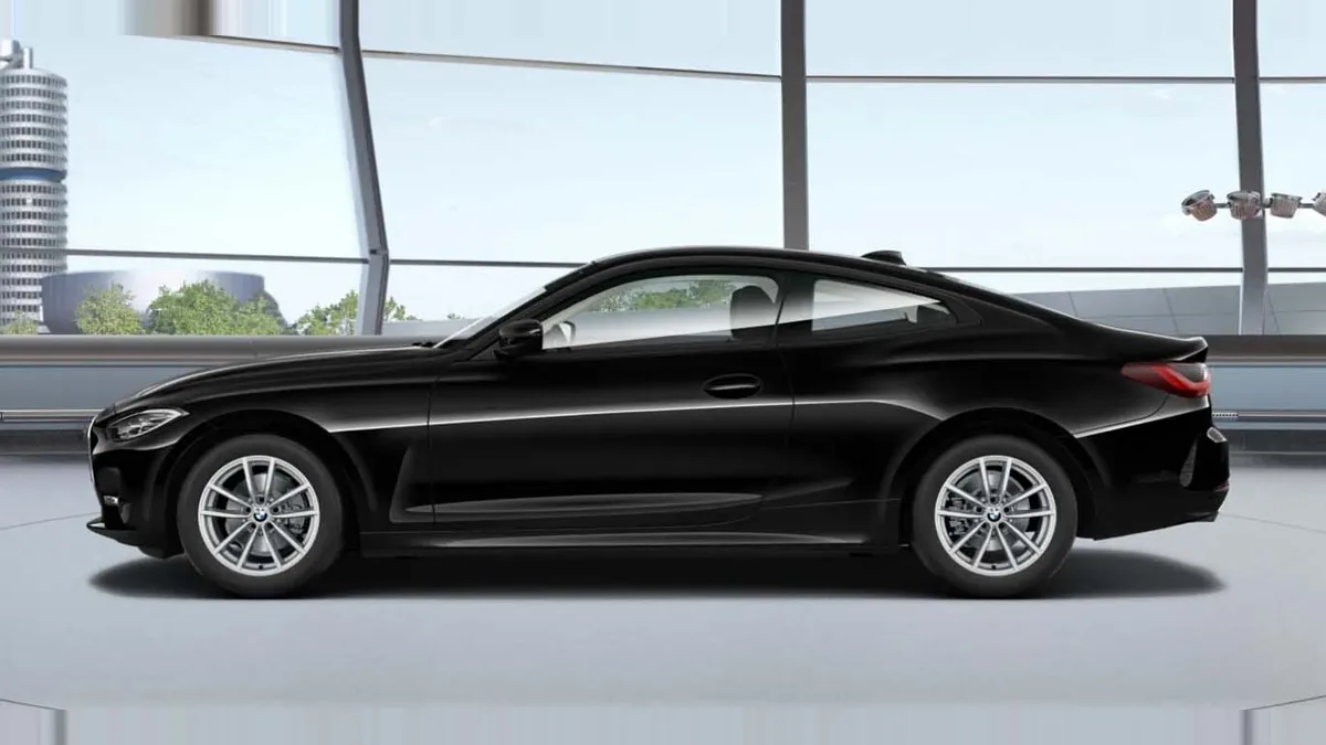 BMW Serie 4 430i xDrive Coupé en renting en Zaragoza — Delantera