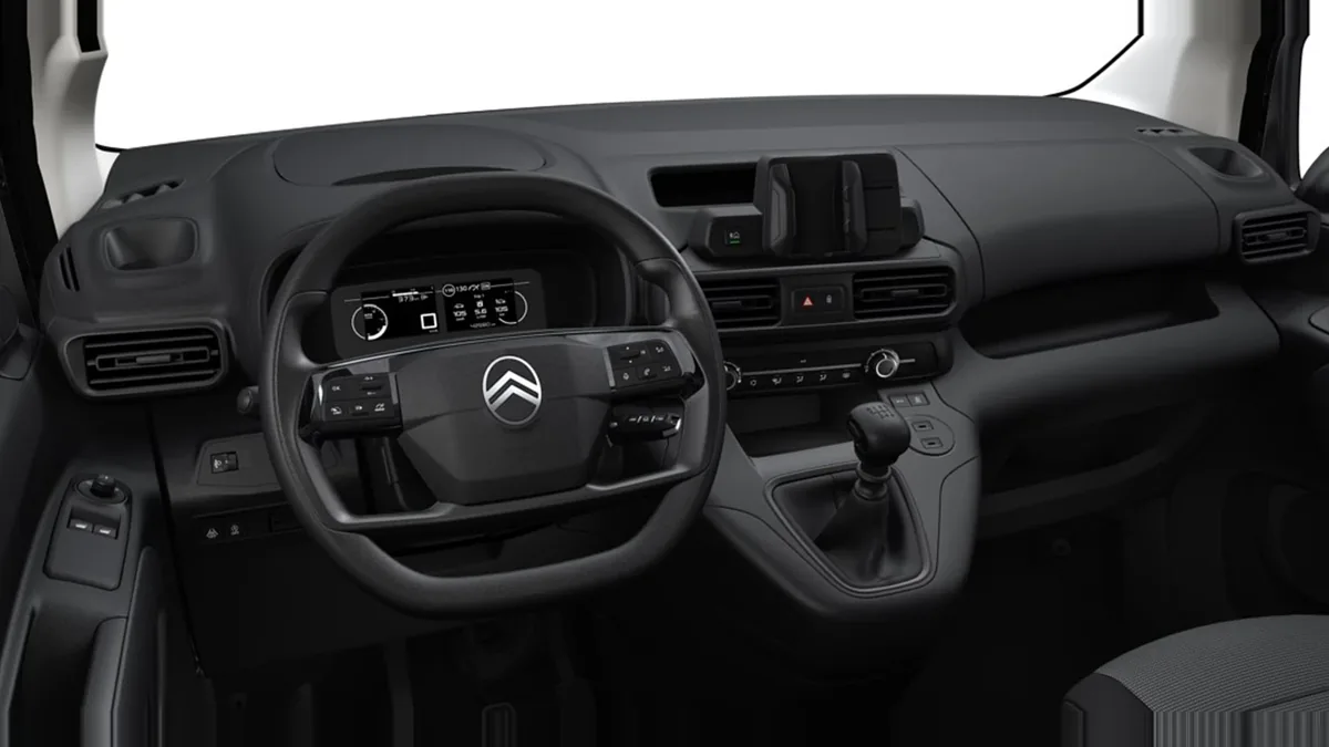 Citroën Berlingo Talla M BlueHDI 100cv van en renting en Zaragoza — Interior