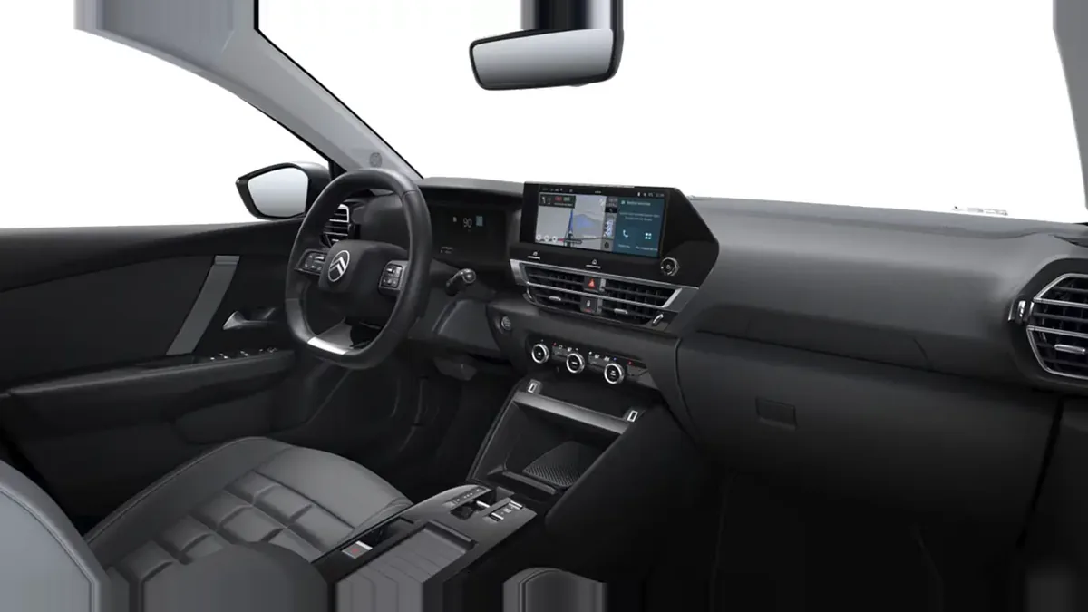 Citroën C4 Hybrid e-DCS6 Max 145CV en renting en Zaragoza — Interior