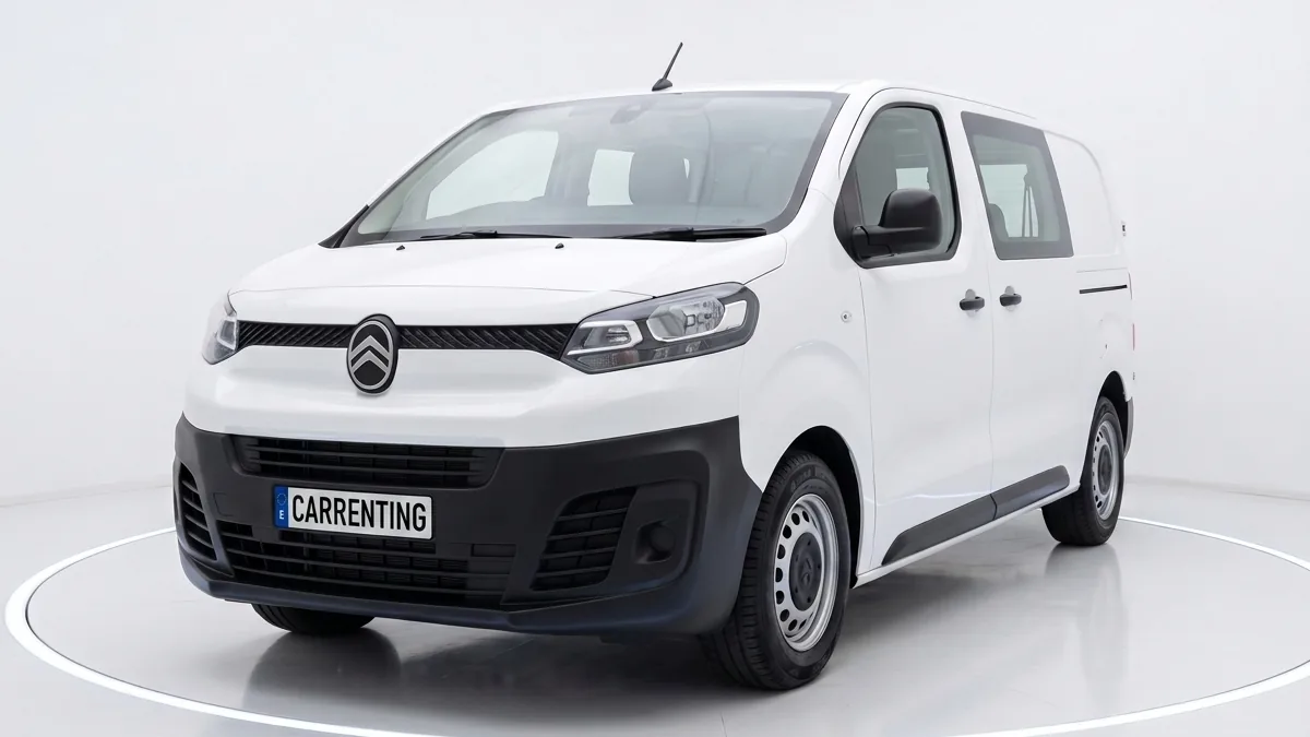 Citroën Jumpy Doble Cabina Plegable Talla M BlueHDi 120 S&S en renting en Zaragoza