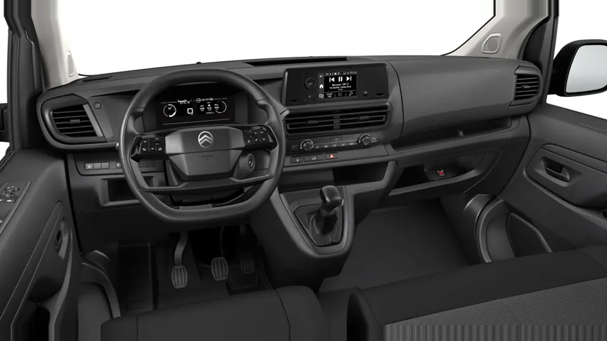 Citroën Jumpy Furgón Talla M BlueHDi 120 S&S en renting en Zaragoza — Interior