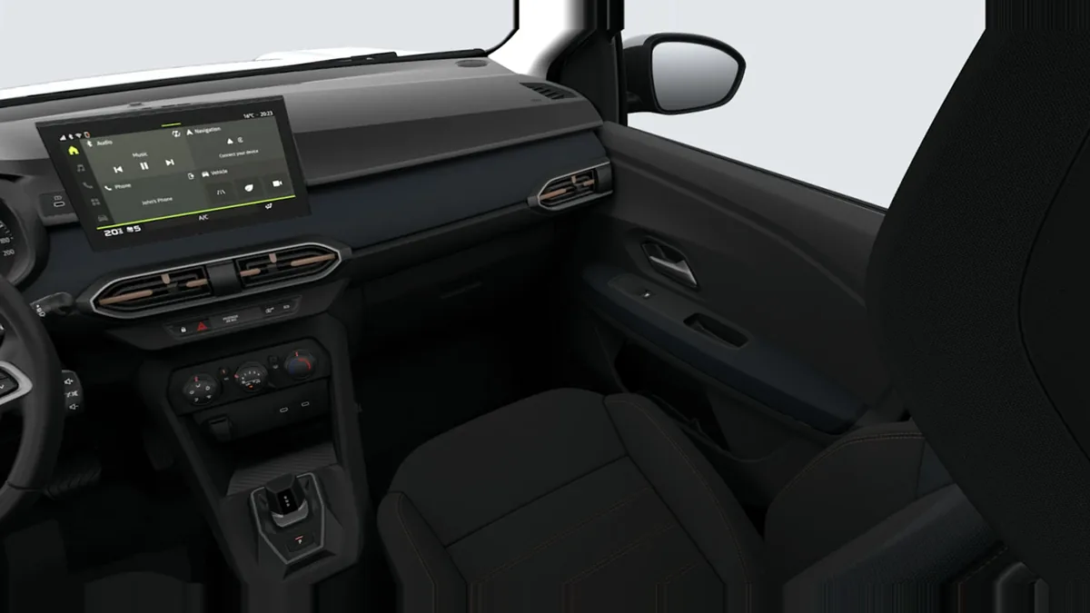 Dacia Sandero Stepway Expression ECO-G 120 AT en renting en Zaragoza — Interior