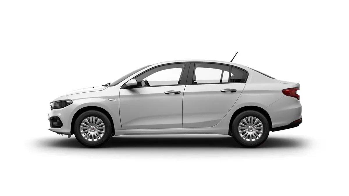 Fiat Tipo Sedán 1.6 Diésel 96kW (130CV) en renting en Zaragoza — Lateral