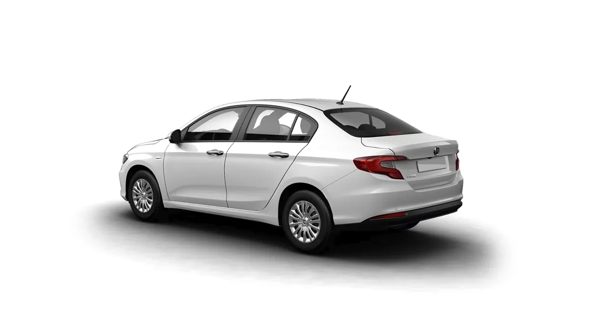 Fiat Tipo Sedán 1.6 Diésel 96kW (130CV) en renting en Zaragoza — Trasera