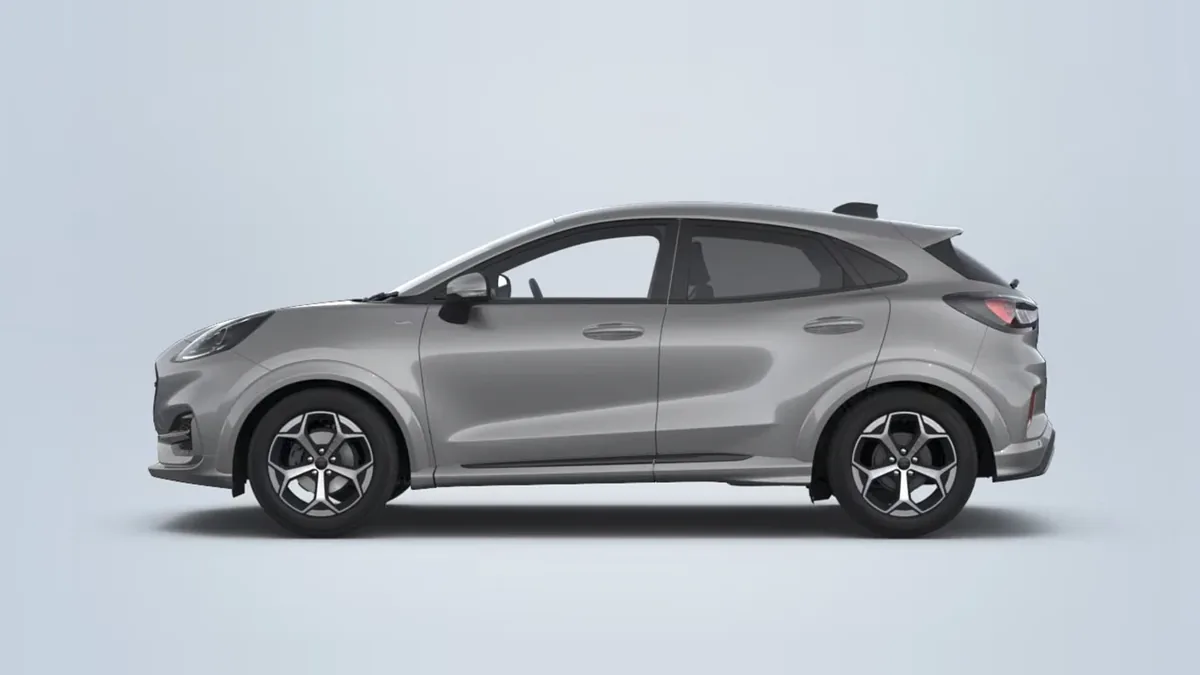 Ford Puma 1.0 EcoBoost MHEV ST-Line 125 en renting en Zaragoza — Lateral