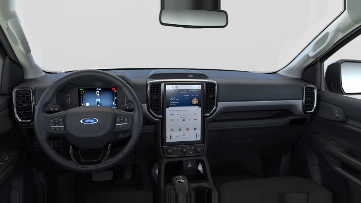 Ford Ranger XLT Doble Cabina 2.3 TVCT PHEV 280CV Automática II en renting en Zaragoza — Delantera