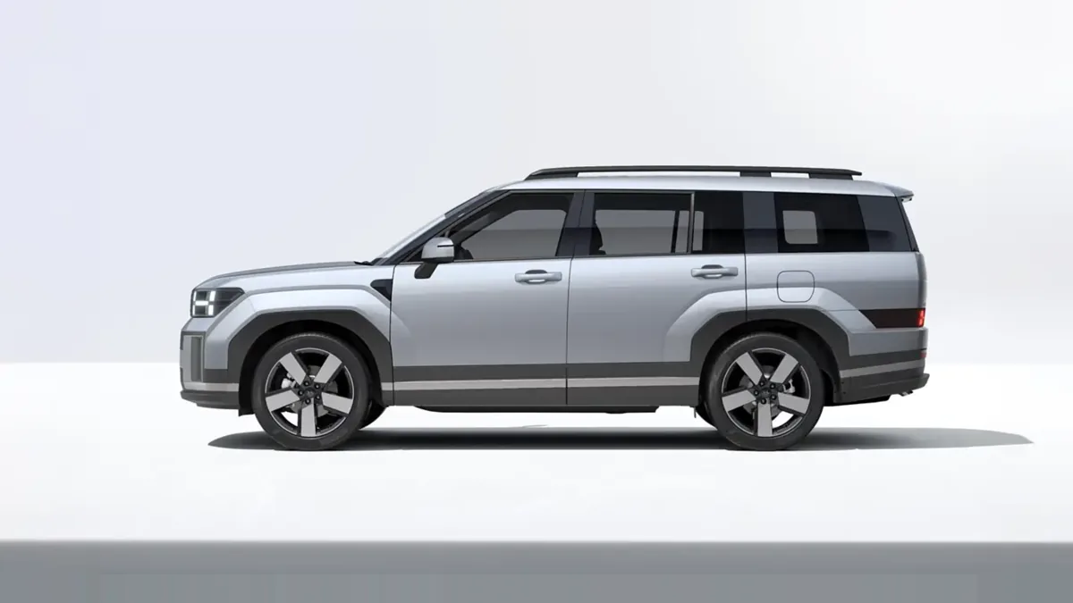 Hyundai Santa Fe 1.6 T-GDI Maxx PHEV 252CV 4x4 6AT en renting en Zaragoza — Delantera