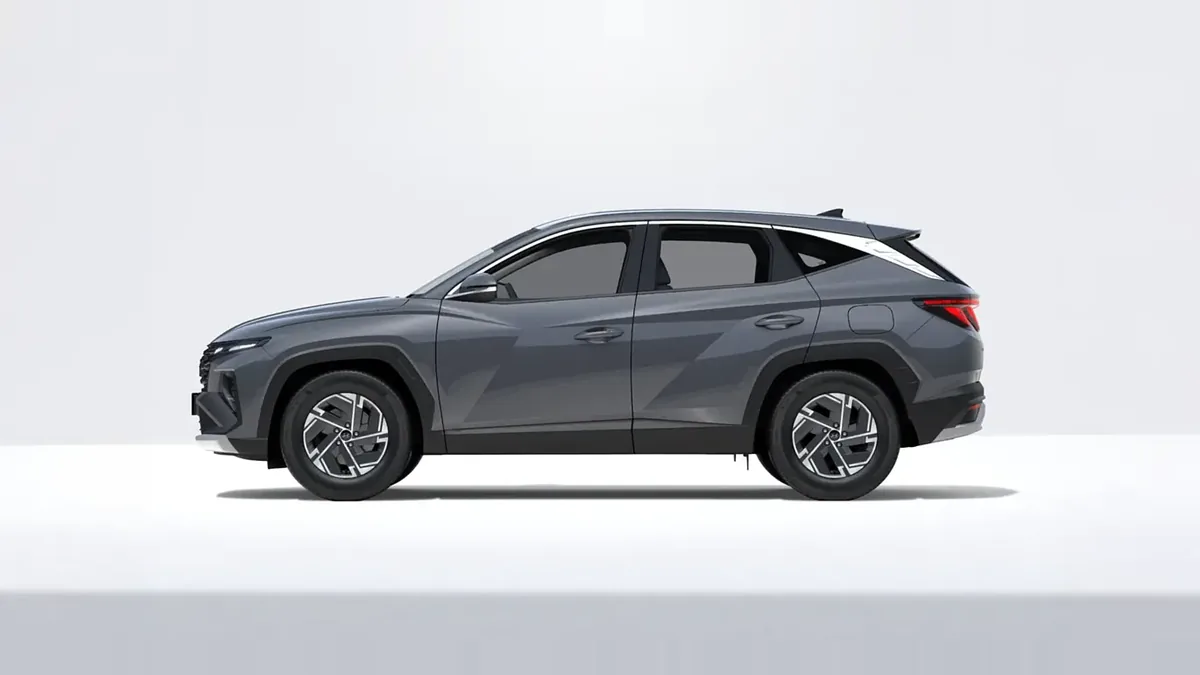 Hyundai Tucson FL 1.6T 239CV HEV AT Klass en renting en Zaragoza — Delantera