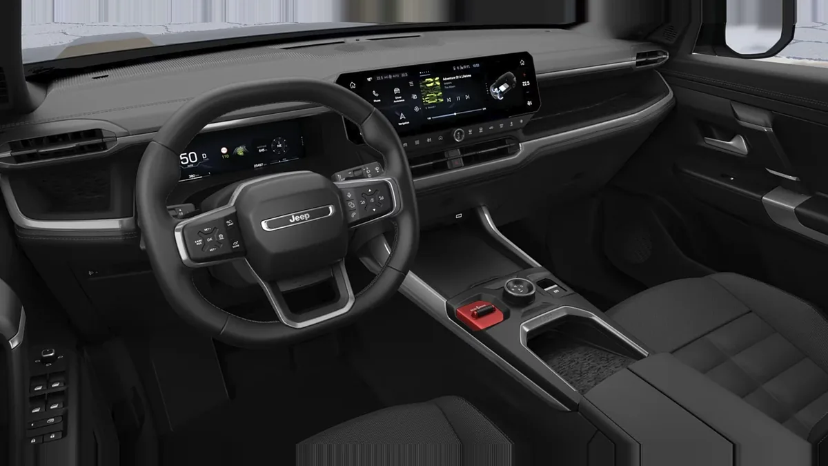 Jeep Compass 1.2 MHEV Altitude 145CV en renting en Zaragoza — Delantera