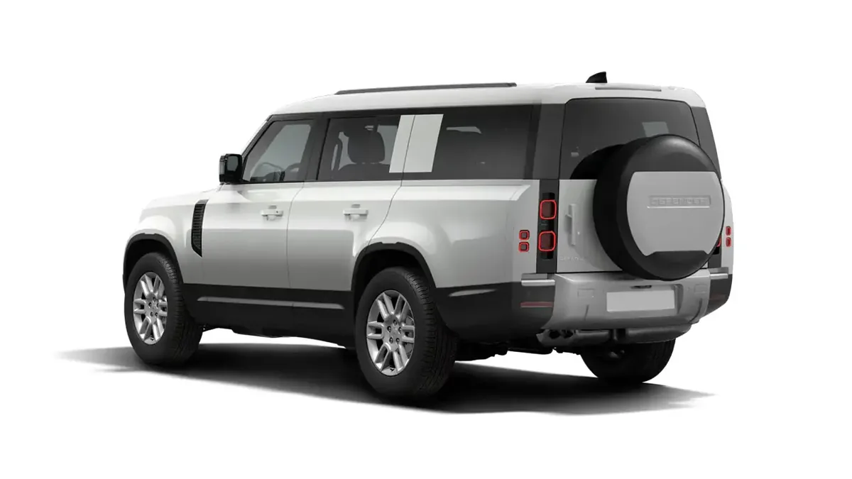 Land Rover Defender 3.0D I6 250S MHEV en renting en Zaragoza — Trasera