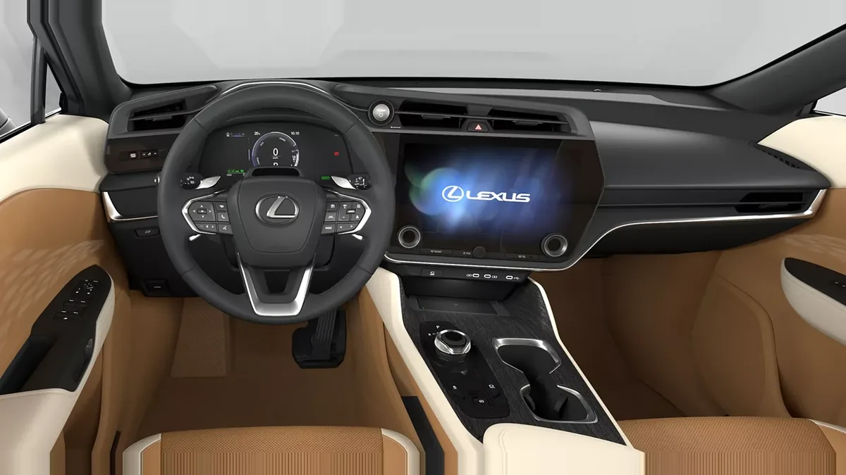 Lexus RZ 350e e-Premium Efficiency FWD 224CV en renting en Zaragoza — Interior