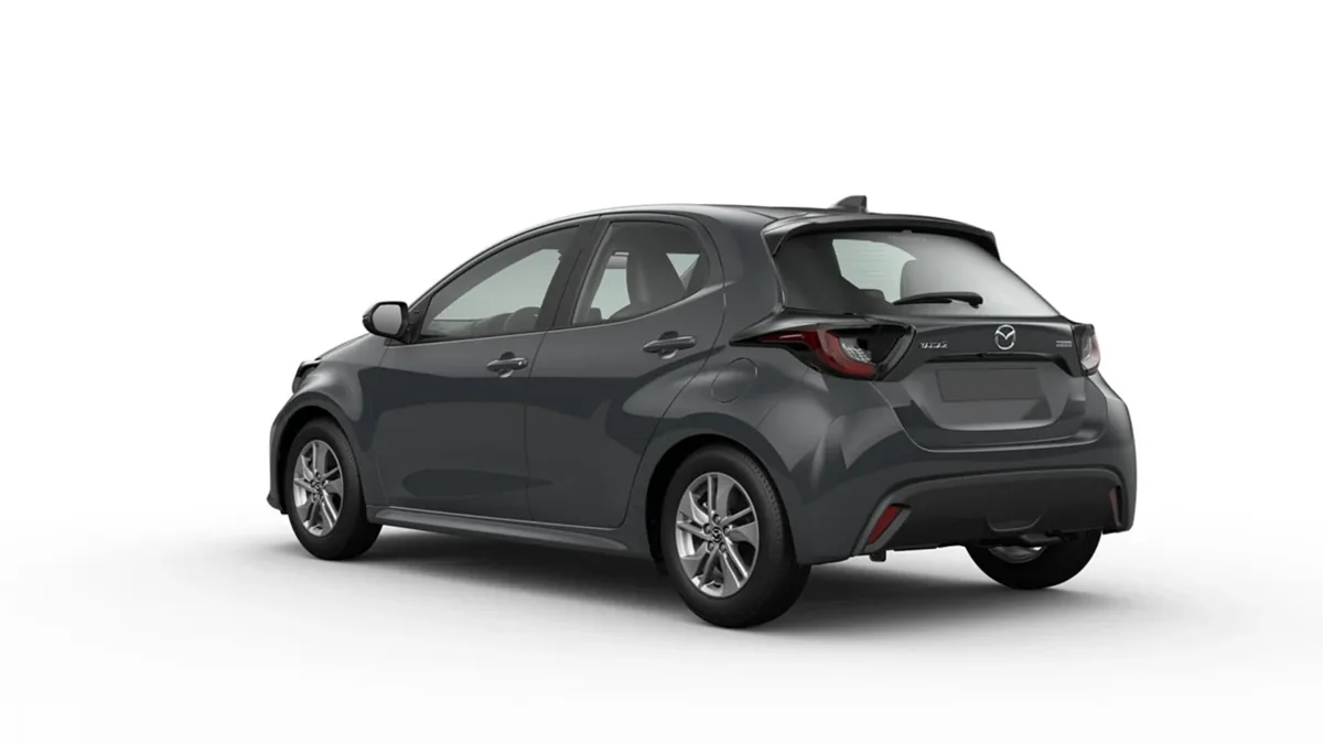 Mazda 2 Hybrid 1.5 85kW 116CV CVT Centre-Line GRY en renting en Zaragoza — Trasera
