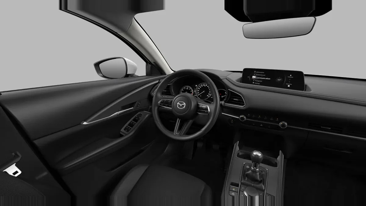 Mazda CX 30 2.5L e-SkyAct G MHEV 103kW Prime-Line en renting en Zaragoza — Delantera