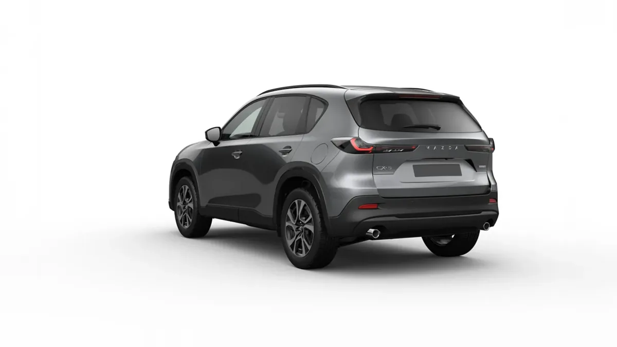 Mazda CX-5 2.5 Sky MHEV 141CV AT FWD Exclusive-Line en renting en Zaragoza — Trasera