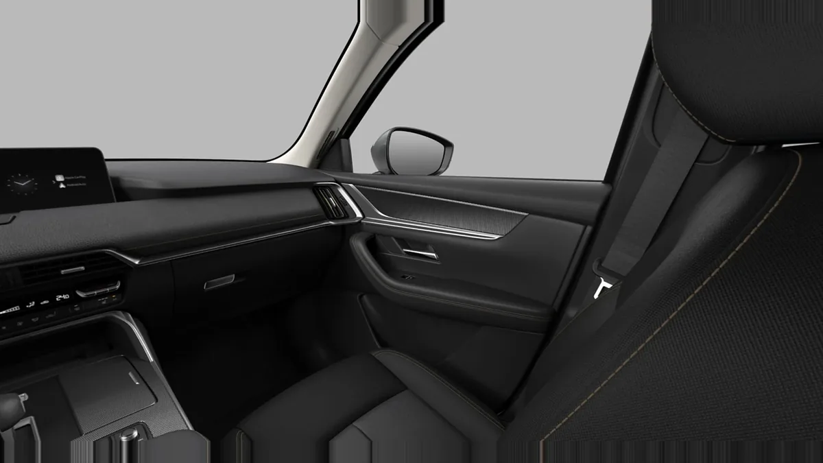 Mazda CX-60 e-Skyactiv D MHEV 8AT RWD Exclusive-Line en renting en Zaragoza — Interior