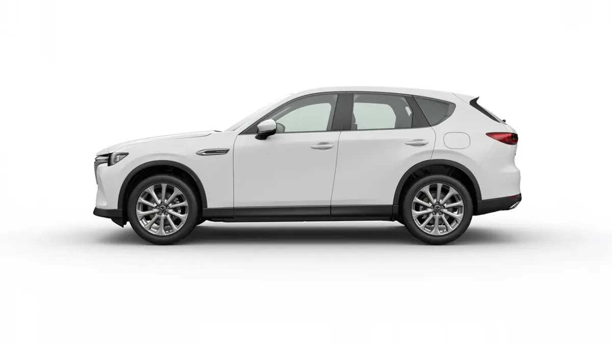 Mazda CX-60 e-Skyactiv MHEV RWD Exclusive-Line II en renting en Zaragoza — Trasera