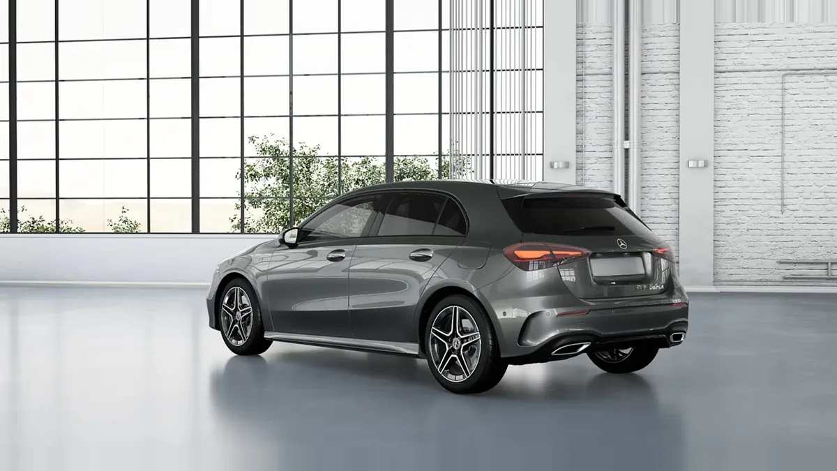 Mercedes-Benz CLASE A 250 e con tecnología híbrida EQ en renting en Zaragoza — Lateral