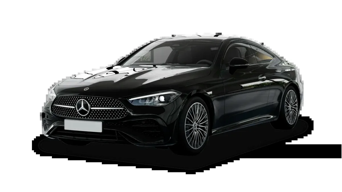 Mercedes-Benz GLC Coupé 220D 4MATIC en renting en Zaragoza — Delantera