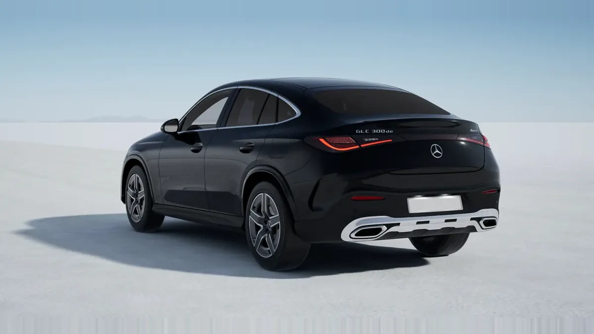 Mercedes-Benz GLC Coupé 300 de 4MATIC QS en renting en Zaragoza — Trasera