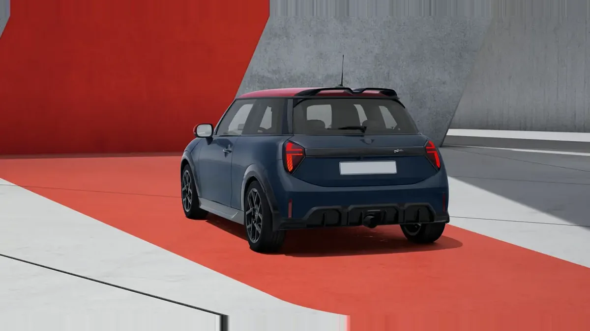 MINI John Cooper Works en renting en Zaragoza — Trasera