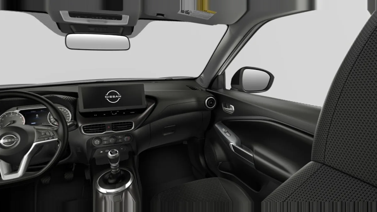 Nissan Juke 1.0 DIG-T 114CV Acenta II en renting en Zaragoza — Interior
