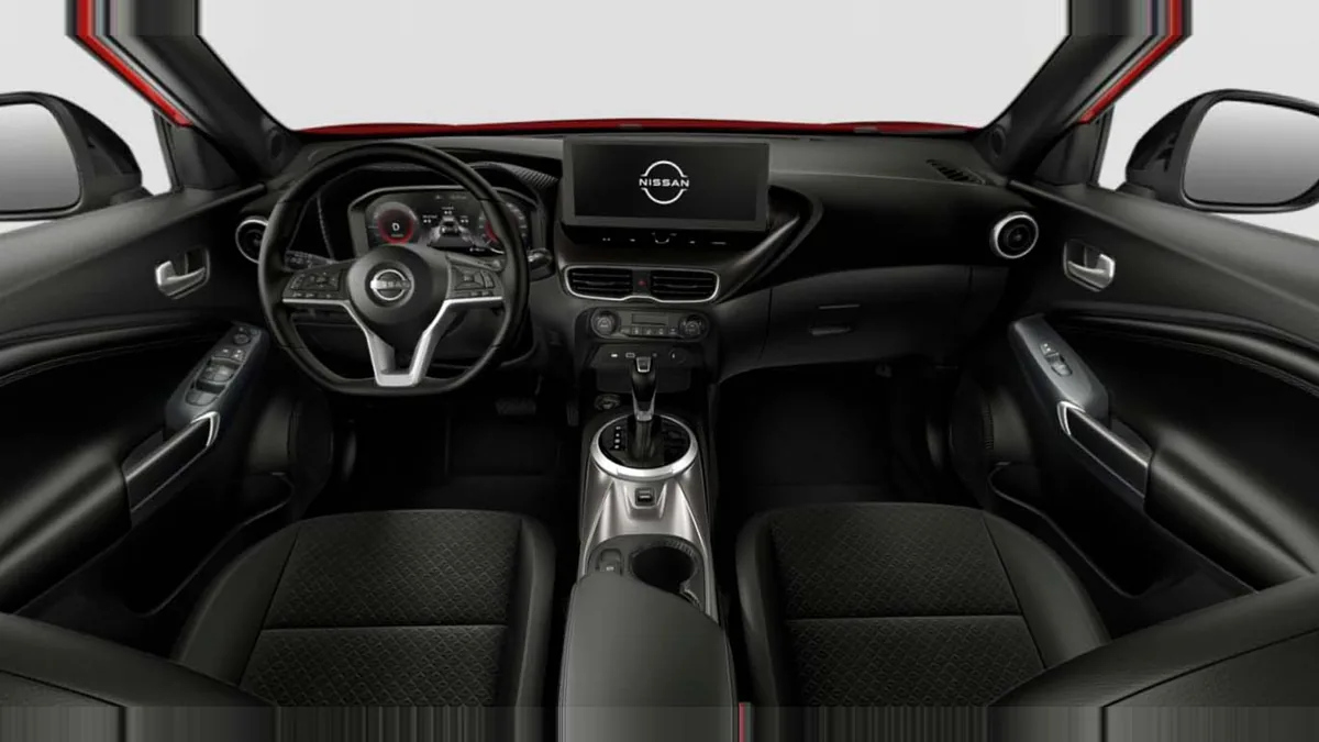 Nissan Juke 1.6 Hybrid Nconnecta 145CV Automático en renting en Zaragoza — Interior