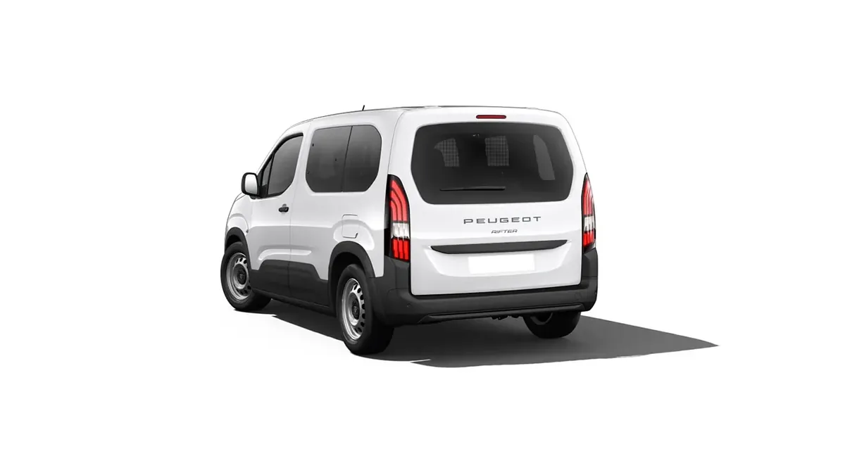 Peugeot Rifter Active Business Standard N1 BlueHDi 100 S&S en renting en Zaragoza — Trasera