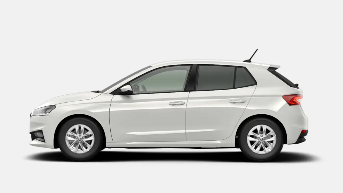 Škoda Fabia 1.0 TSI DSG Selection en renting en Zaragoza — Lateral