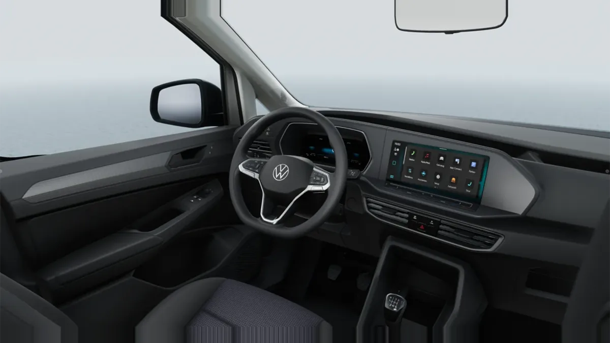 Volkswagen Caddy Cargo 2.0 TDI 75kW (102CV) - FRÍO POSITIVO en renting en Zaragoza — Interior
