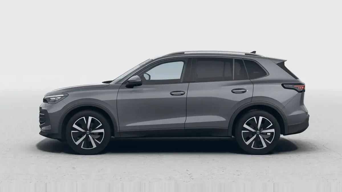 Volkswagen Tiguan "Más" 2.0 TDI DSG en renting en Zaragoza — Delantera